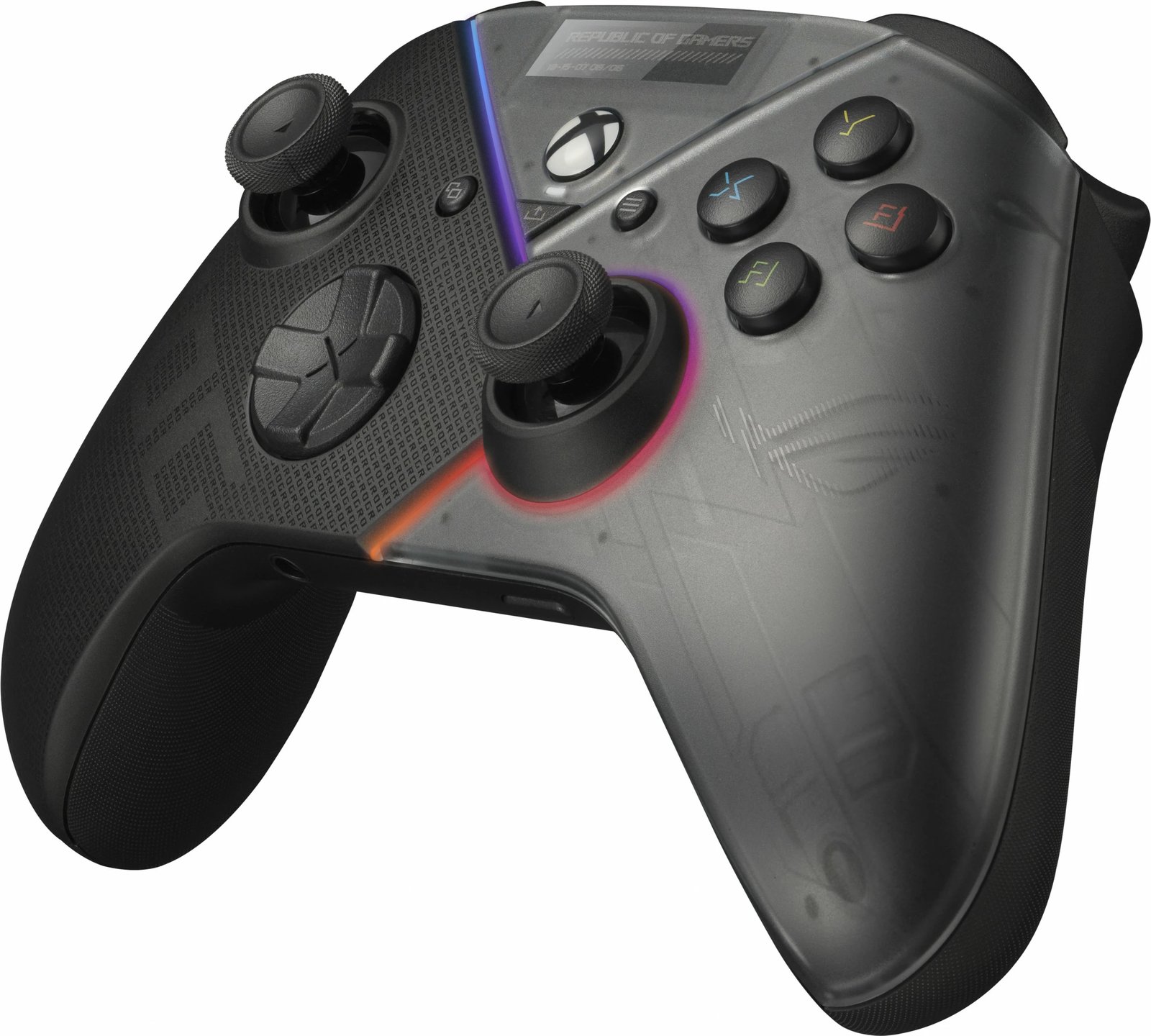 Gamepad ASUS ROG Raikiri, PC/Xbox, me kabllo, multi backlight, i zi