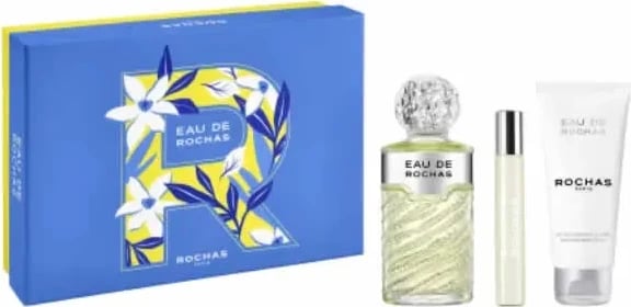 Eau de Toilette set për femra Rochas Eau de Rochas 3 copë, 100ml