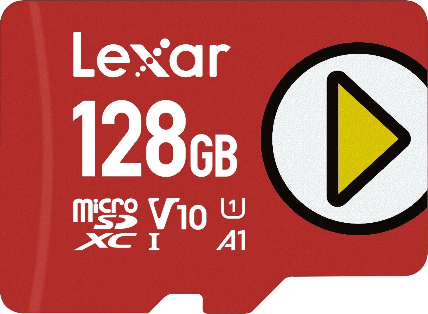 Kartelë memorie Lexar PLAY 128GB microSDXC UHS-I R150 e kuqe