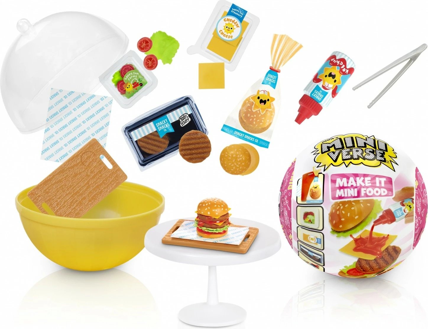 Set figurina Miniverse Mini Food Mix MGA, për koleksion, plastikë, i përzier