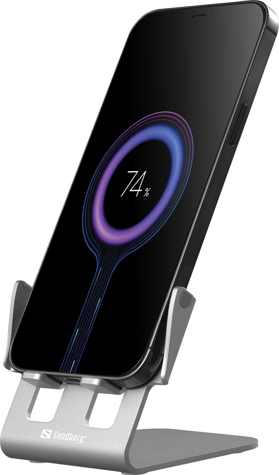 Mbushës wireless Sandberg 15W Alu, Gri