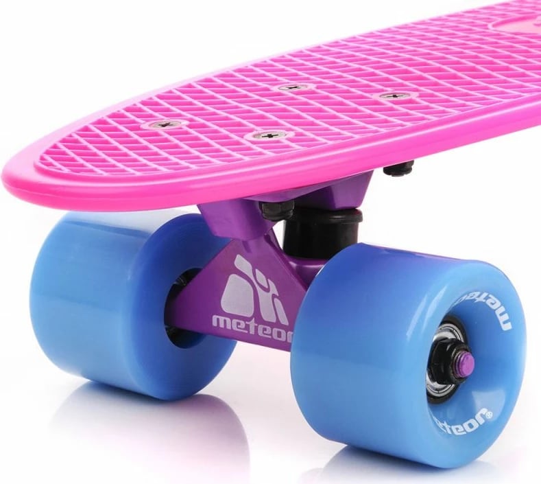 Skateboard për femra dhe fëmijë Meteor, rozë