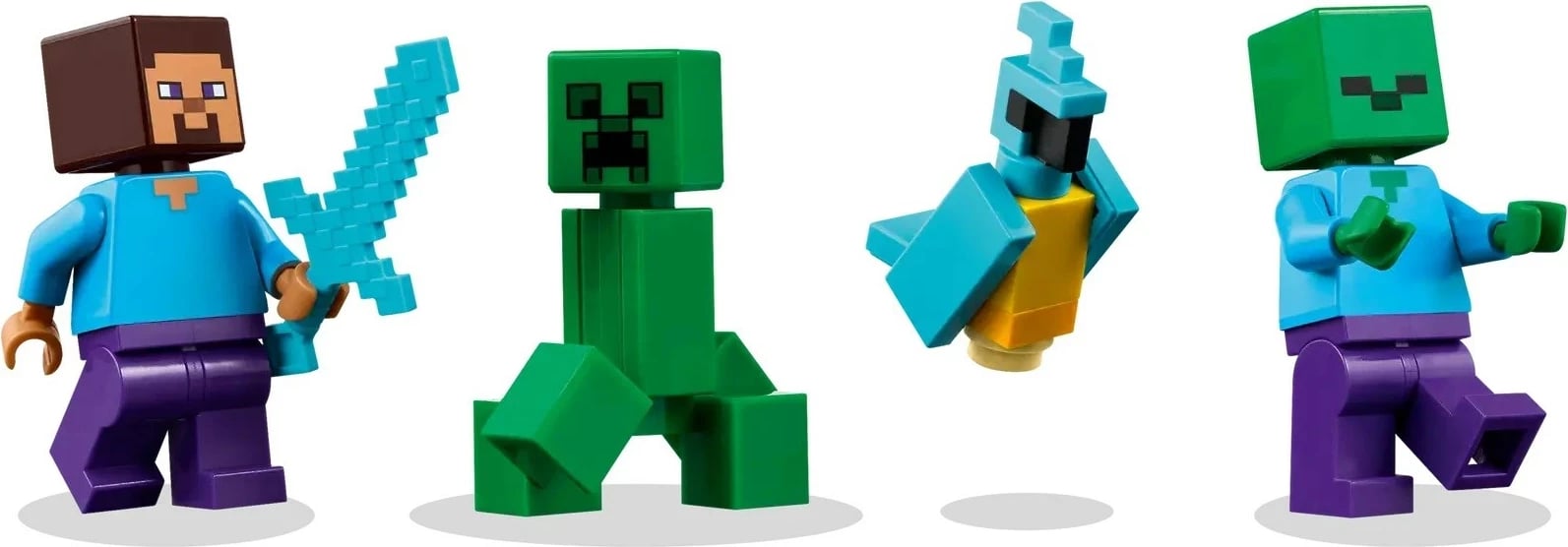 Set LEGO Minecraft 21275 The TNT Jungle House, 287 pjesë