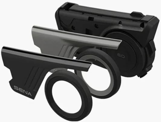 Interkom motoçiklete SENA 60S Duo, Bluetooth 5.3, IPX7, i zi, set prej 2 copë