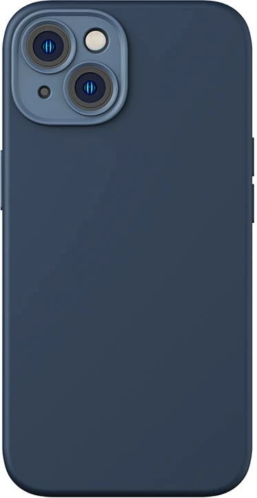 Mbështjellës magnetik Baseus Liquid Silica me xham të temperuar për iPhone 14 Plus, kaltër