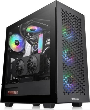 Kasë Thermaltake V350 TG ARGB Air, Midi Tower, PC, e zezë