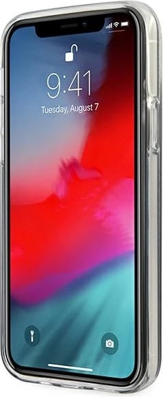 Mbështjellës Guess GUHCP12LPCUGLSPI për iPhone 12 Pro Max 6.7", Glitter Gradient, Rozë