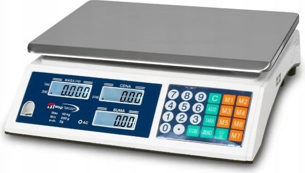 Peshore elektronike Wagi Tarczyn WT-202, 40 kg, e bardhë