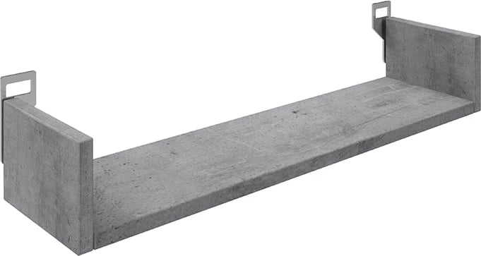 Raft muri Derva, ngjyrë gri çimento, 60x15x10cm