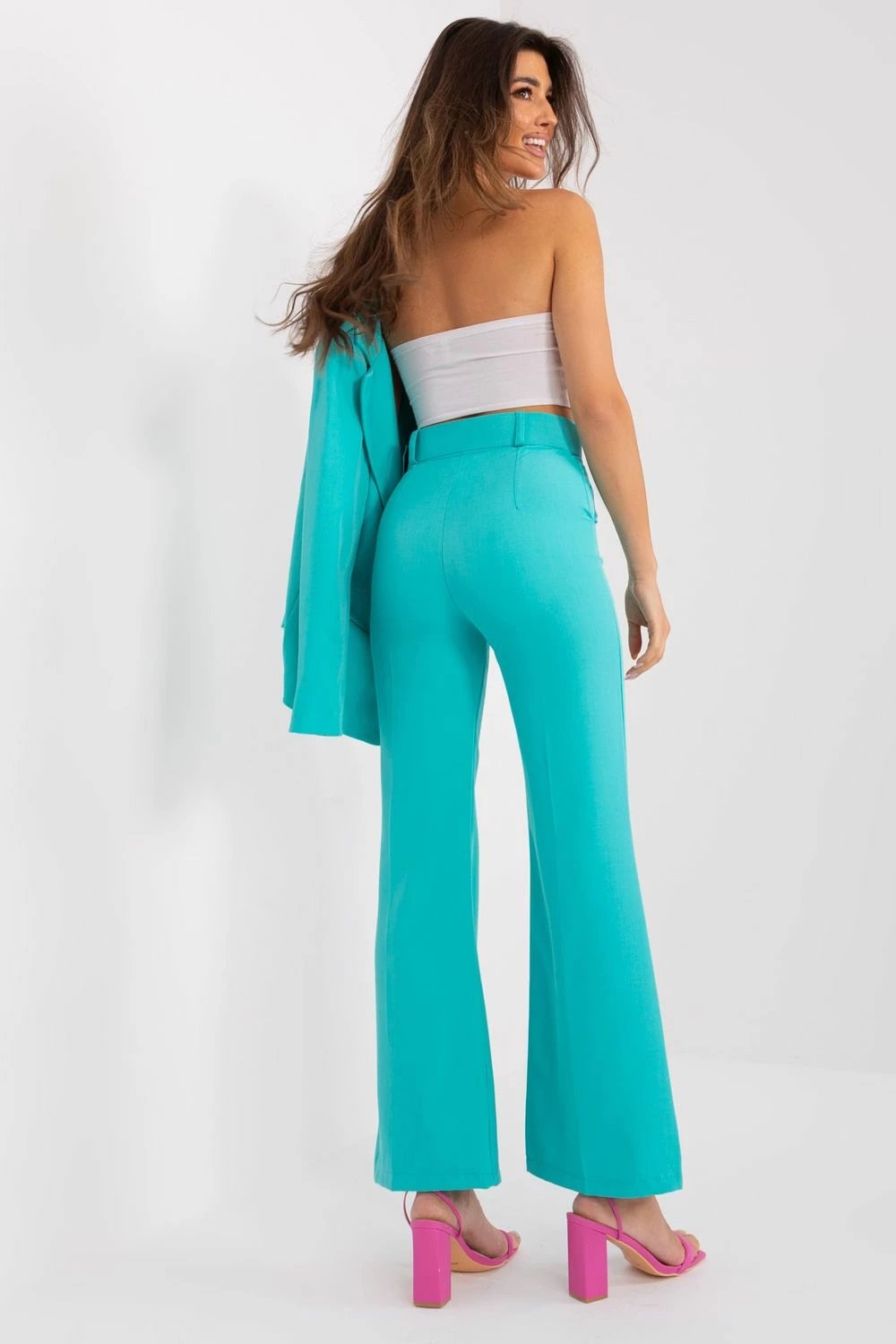 Pantalona për femra Italy Moda 192399, të kaltra