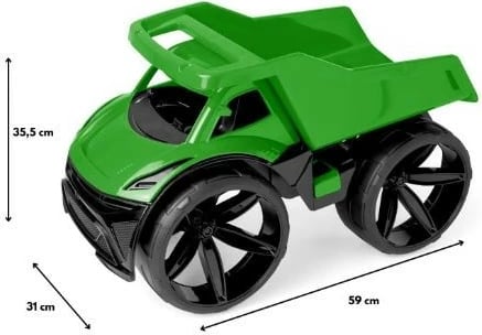 Kamion lodër plastik Wader Maximus 64010, i gjelbër