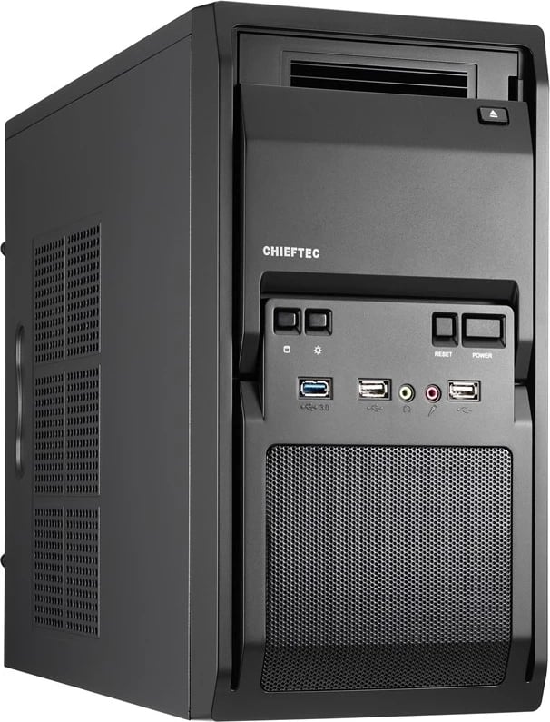 Kasë Kompjuteri Chieftec LT-01B-350GPB, Mini Tower, e Zezë