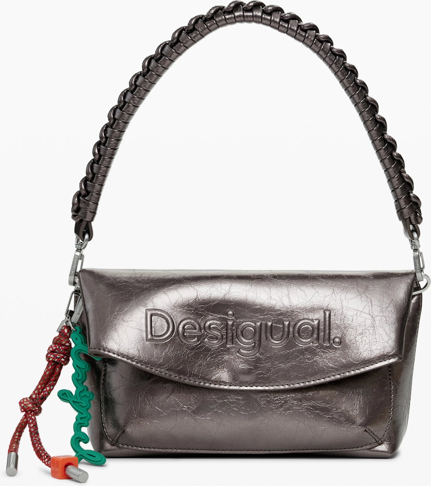 Çantë për femra Desigual Half Logo Trokel, bronze