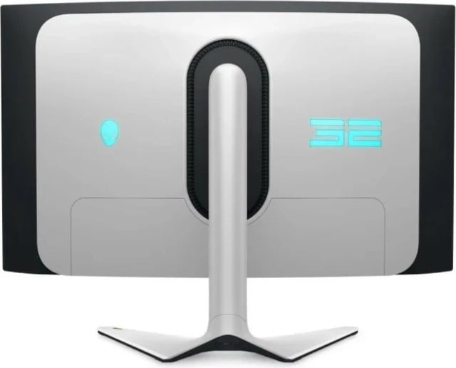 Monitor Dell Alienware AW3225QF, 34 4K QD-OLED, i bardhë-zi