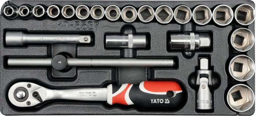 Set çelësa Yato YT-5537, 1/2", 21 copë