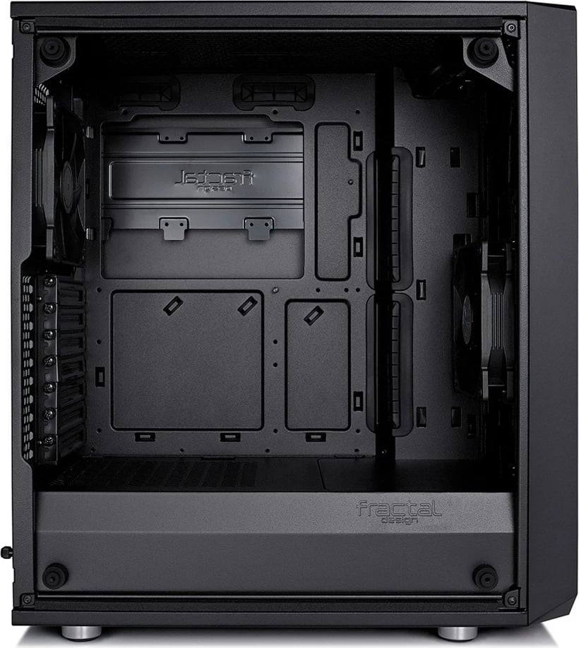 Kasë Fractal Design Meshify C, Midi Tower, ATX, ITX, micro ATX, E zezë Kasë Fractal Design Meshify C, Midi Tower, ATX, ITX, micro ATX, E zezë