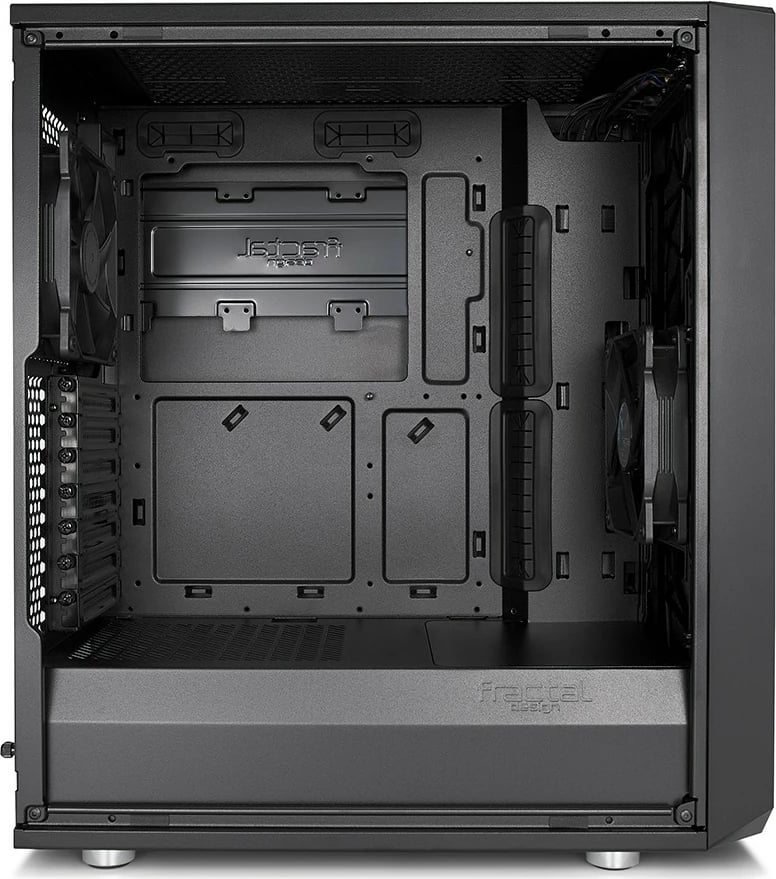 Kasë Fractal Design Meshify C, Midi Tower, PC, ATX, ITX, micro ATX, e zezë Kasë Fractal Design Meshify C, Midi Tower, PC, ATX, ITX, micro ATX, e zezë