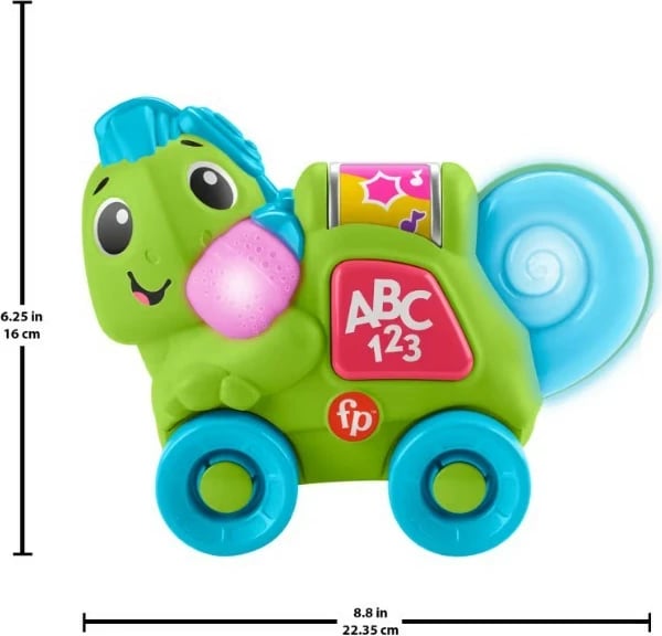 Lodër interaktive Fisher Price Link Squad Kameleon, HYL34, për fëmijë, Blu/Gjelbër