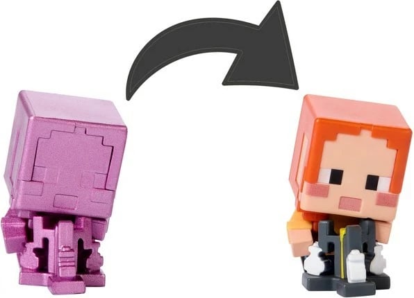 Figurë aksioni Minecraft Mattel Mini Mode Potion Brewing HTK99/JCD01 me enë magjie, rozë