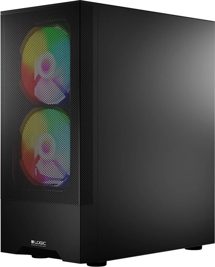 Kasë kompjuteri Logic ARYA ARGB, USB 3.0, e zezë 
