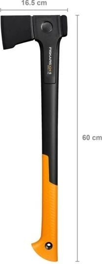 Sëpatë Fiskars X24 X-series, teh M, 60 cm, portokalli/zezë