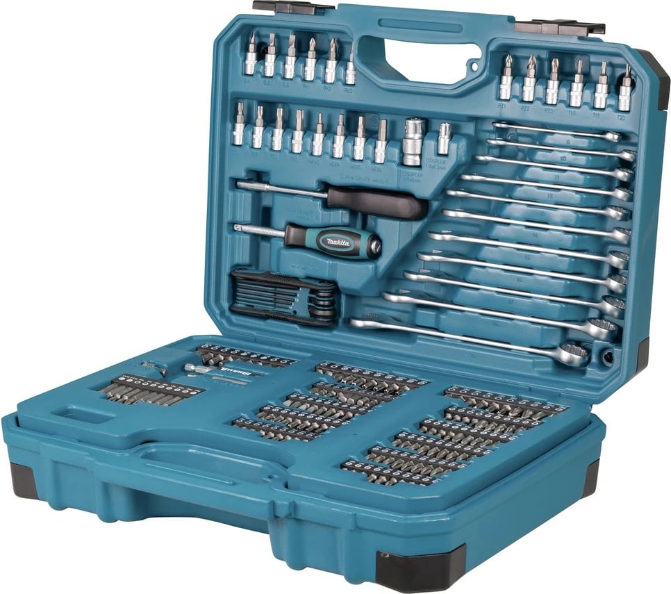 Set veglash Makita 231 copë, blu