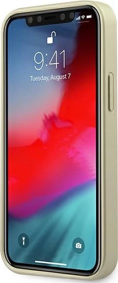 Mbështjellës Guess Iridescent për iPhone 12 mini, Gold