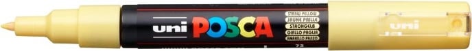Marker POSCA PC-1MC, extra i hollë, straw yellow, 1 copë
