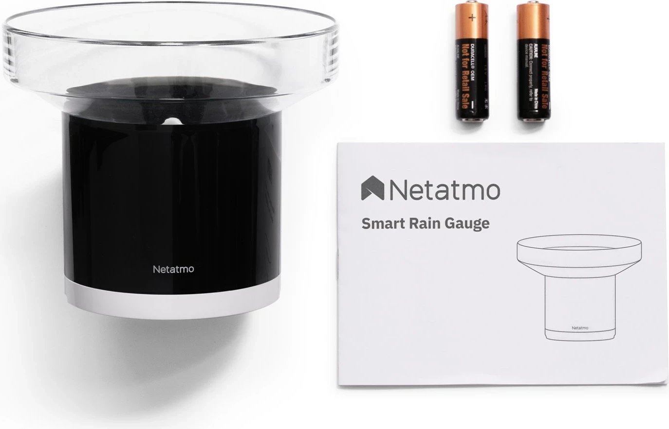 Matës shiu i mençur Netatmo, i zi
