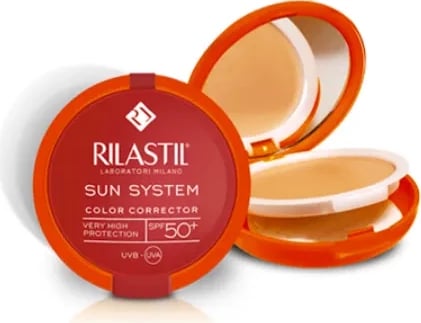 Krem kompakt me SPF Rilastil Sun System Uniform Shade 02 Dore unisex 10g