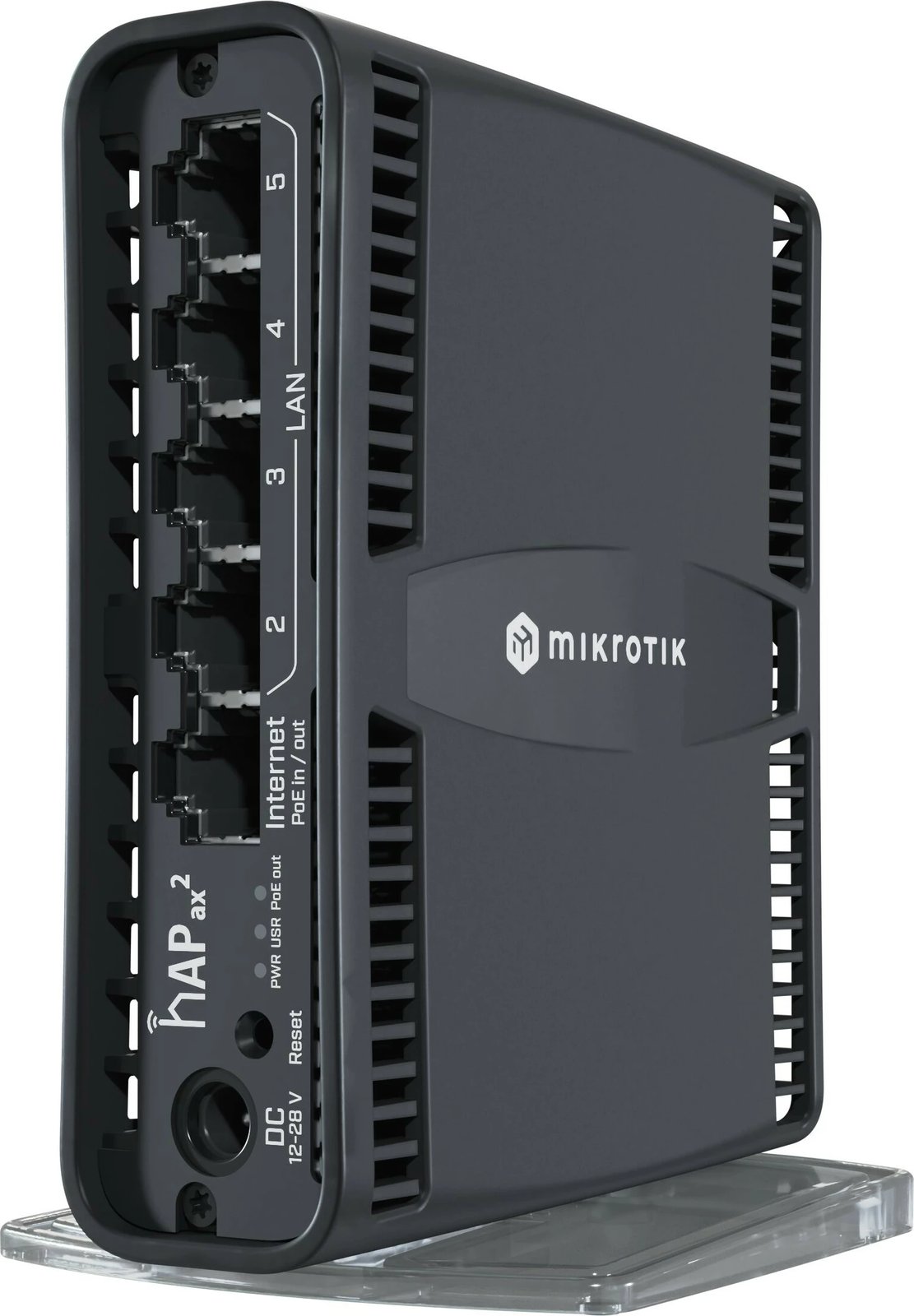 Router MikroTik hAP ax2, Wi-Fi 6, Dual-band, Ethernet LAN, i zi