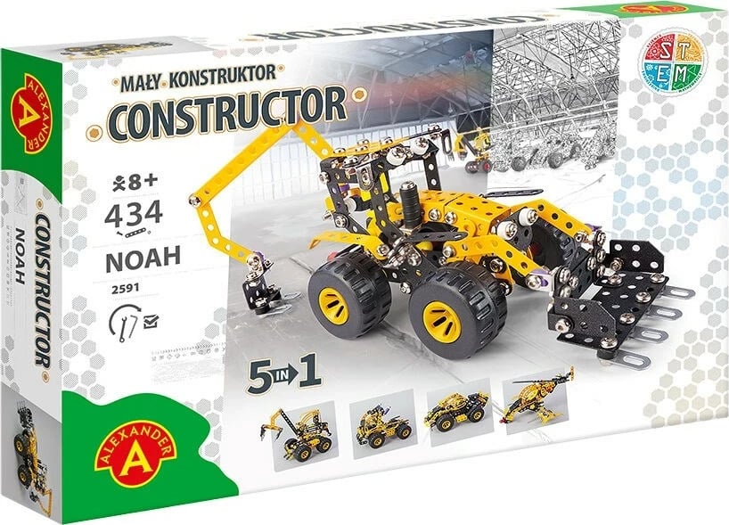 Set konstruktori Alexander 2591, 5 modele, Shumëngjyrësh