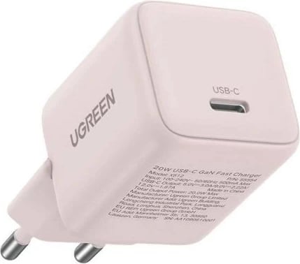 Karikues UGREEN X512, 20W, 1x USB-C, Rozë