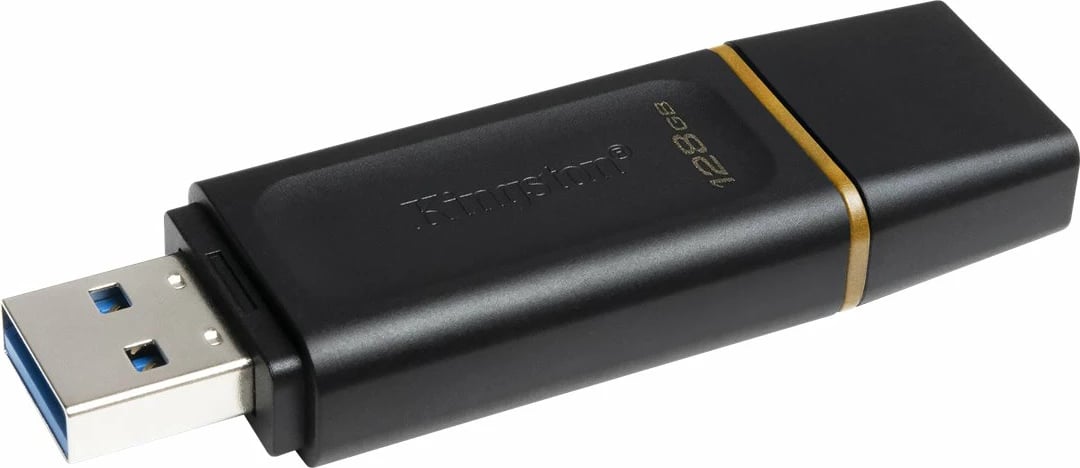 USB Kingston DataTraveler Exodia 128GB, USB 3.2, zi/verdhe