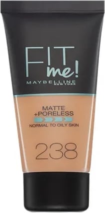 Fondatinë Maybelline Fit Me Matte & Poreless 238 Rich Tan 30ml