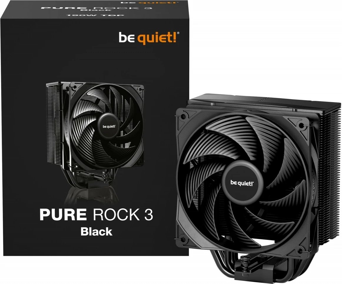 Kasë ftohëse për procesor be quiet! Pure Rock 3 BK039, 120mm, e zezë