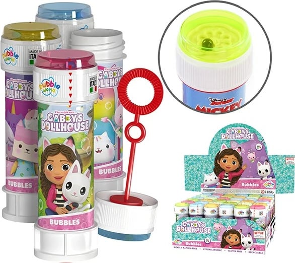Balona sapuni Gabby's Dollhouse Artyk, 60 ml, set 36 copë, shumëngjyrëshe