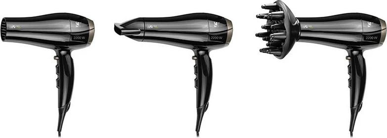 Tharëse flokësh Lafe SWJ-002, 2200 W, e zezë, me koncentrator dhe difuzor