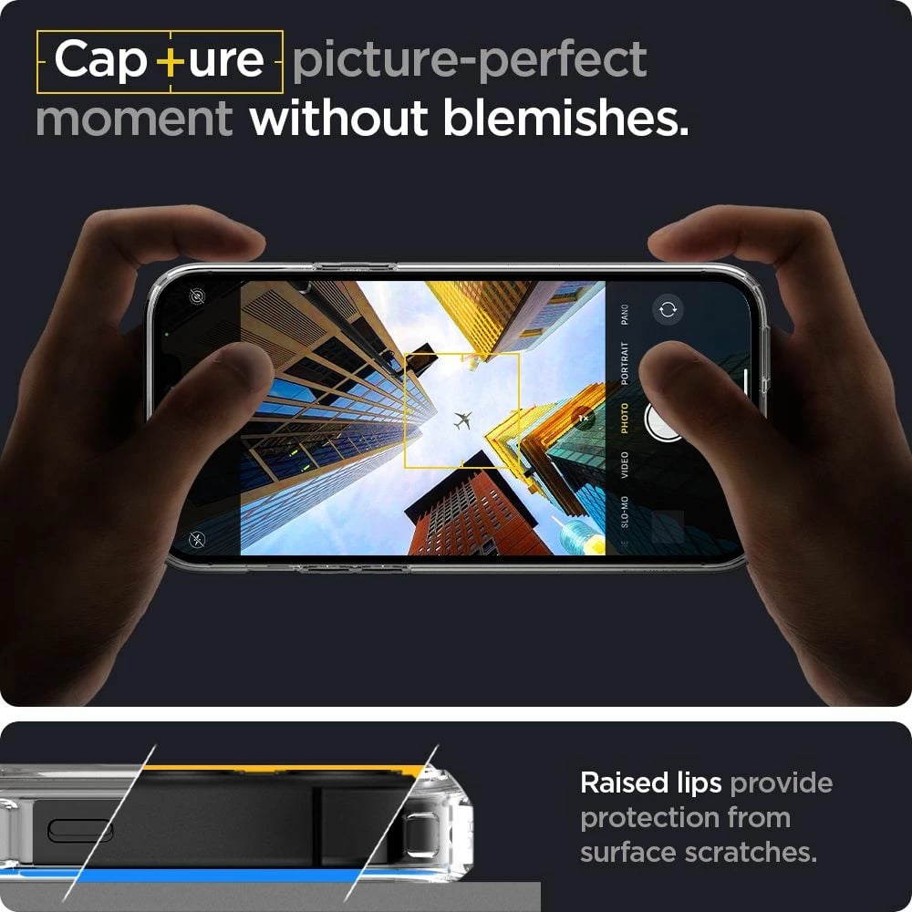Mbështjellës Spigen Ultra Hybrid për iPhone 12 / iPhone 12 Pro, Transparent