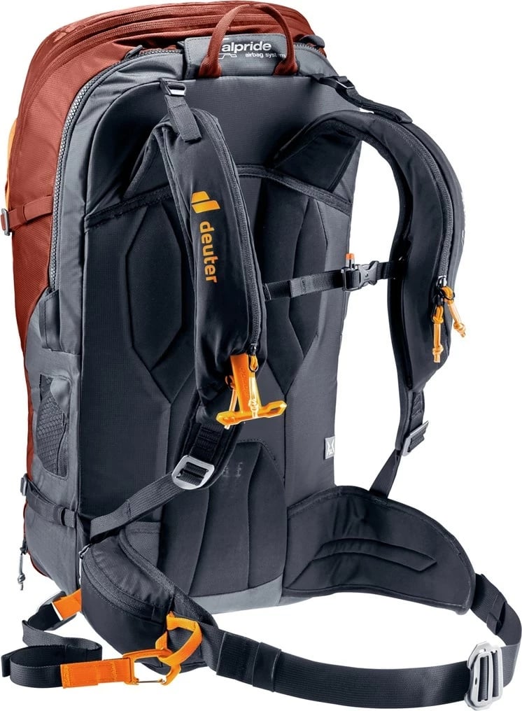 Çantë shpine Deuter Alproof Tour 36 + 5 SL, për femra, e kuqe e zezë Çantë shpine Deuter Alproof Tour 36 + 5 SL, për femra, e kuqe e zezë