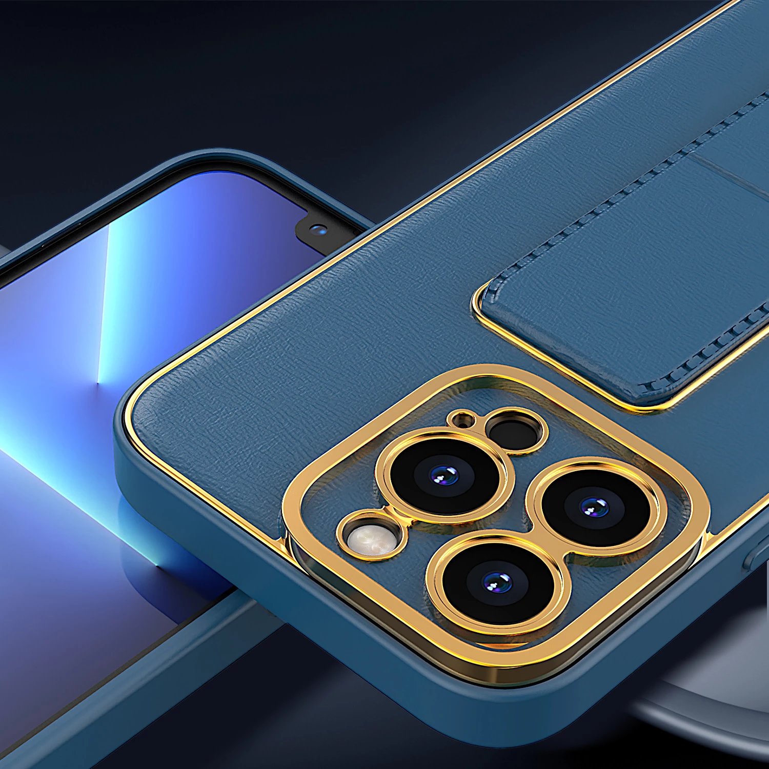 Mbështjellës Hurtel New Kickstand Case për iPhone 12 Pro, me qëndrim, e gjelbër