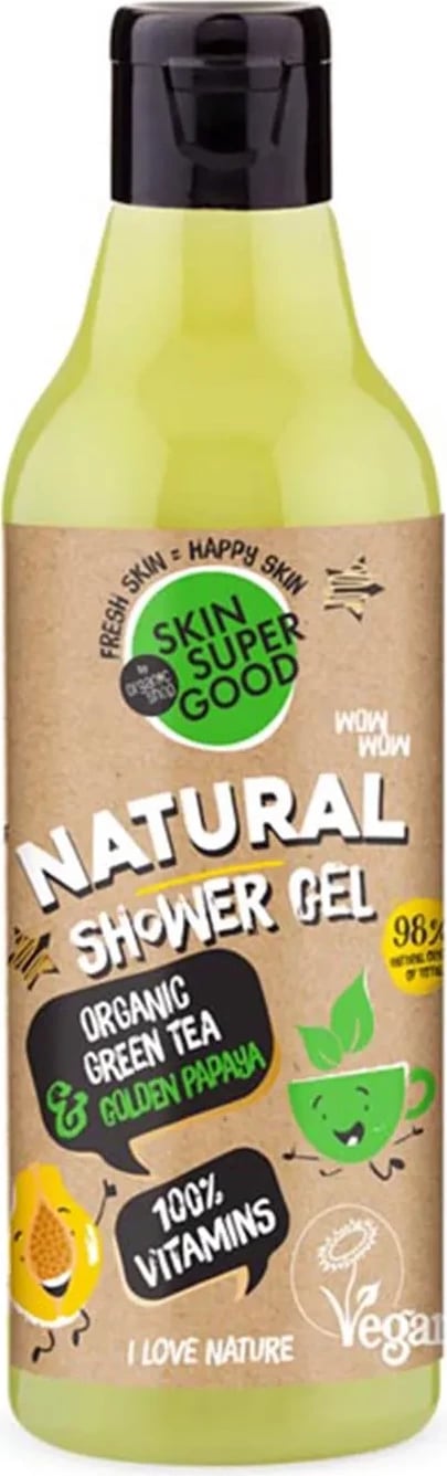 Xhel dushi Natura Siberica Skin Super Good Green Tea 250ml