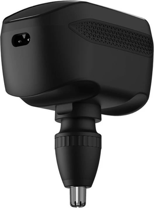 Makinë rroje për kokë, Lafe MasterSmooth, 6 koka fleksibile, IPX6, përdorim i thatë & i lagësht, bateri 60 min, me trymer për hundë, e zezë