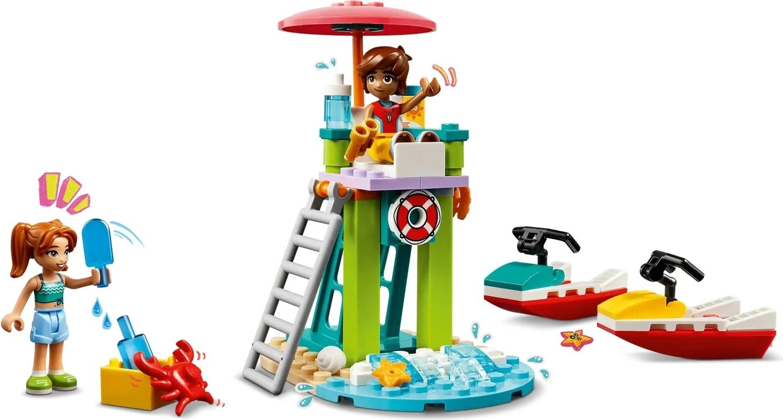 Set LEGO Friends 42623, Skuter Uji, me dy minifigura