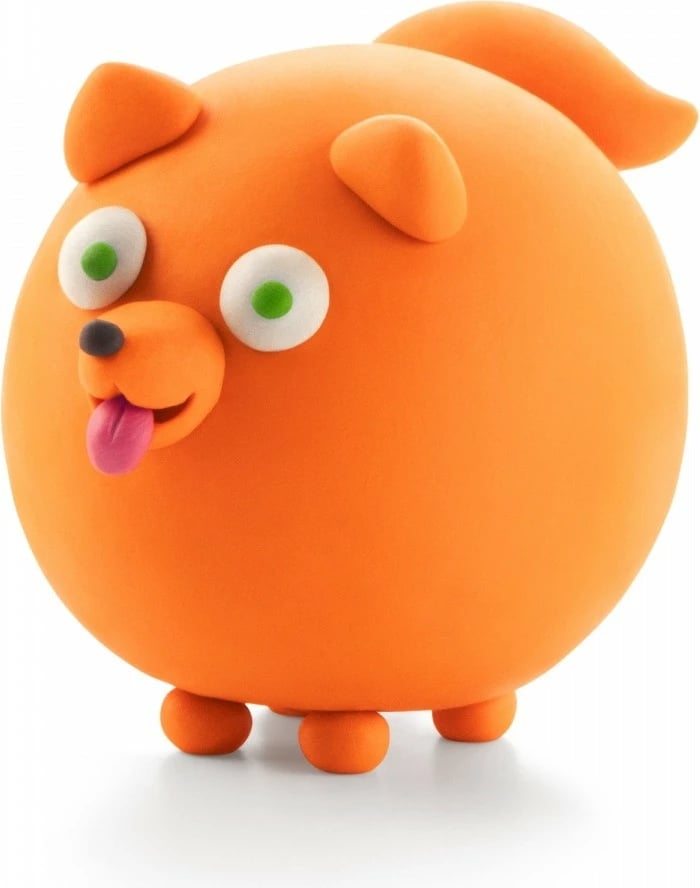 Set plastelinë, Tm Toys Hey Clay Dog Story HCL15024CEE, 15 kana, 11 ngjyra, me mjete dhe kod aplikacioni