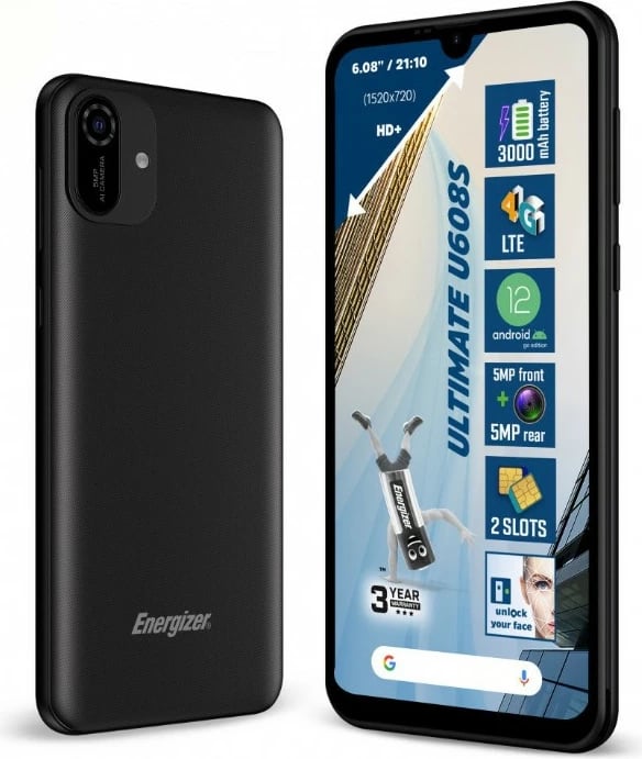 Celular Energizer Ultimate U608S, 2GB RAM, 32GB, Dual SIM, Zi