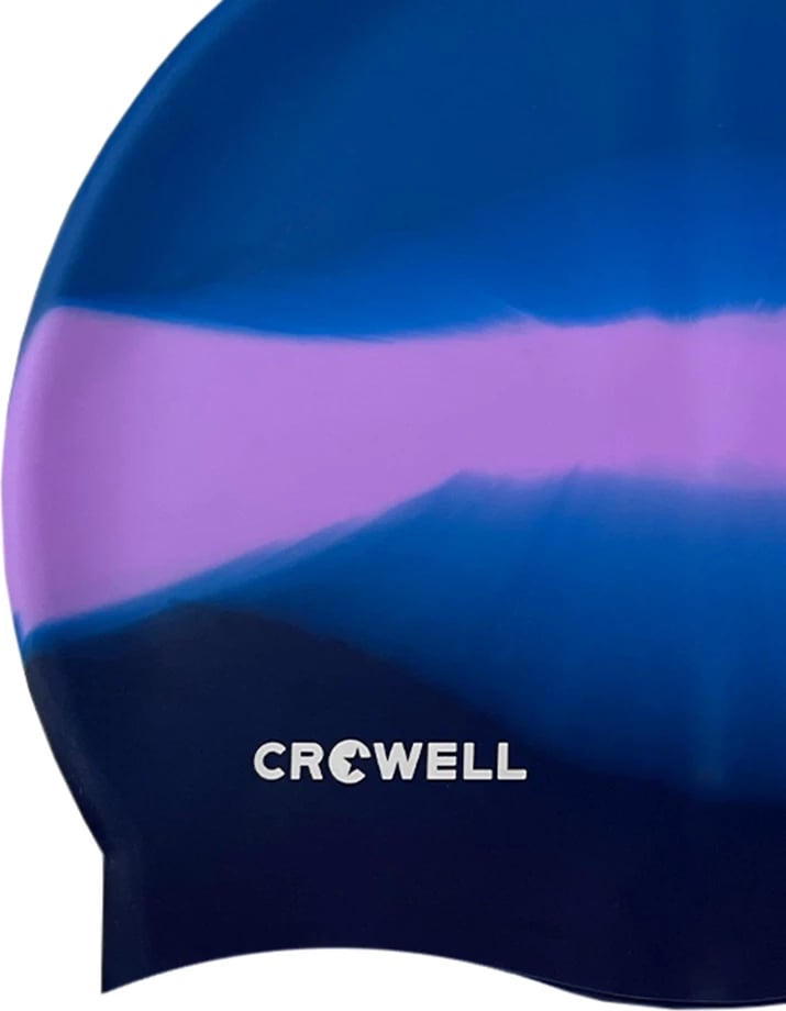 Kapelë noti silikoni Crowell unisex, blu-lejla