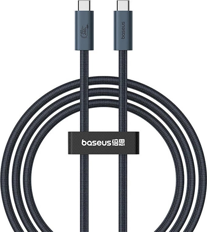 Kabllo USB-C në USB-C Baseus Flash 2, 1m, 240W, e zezë