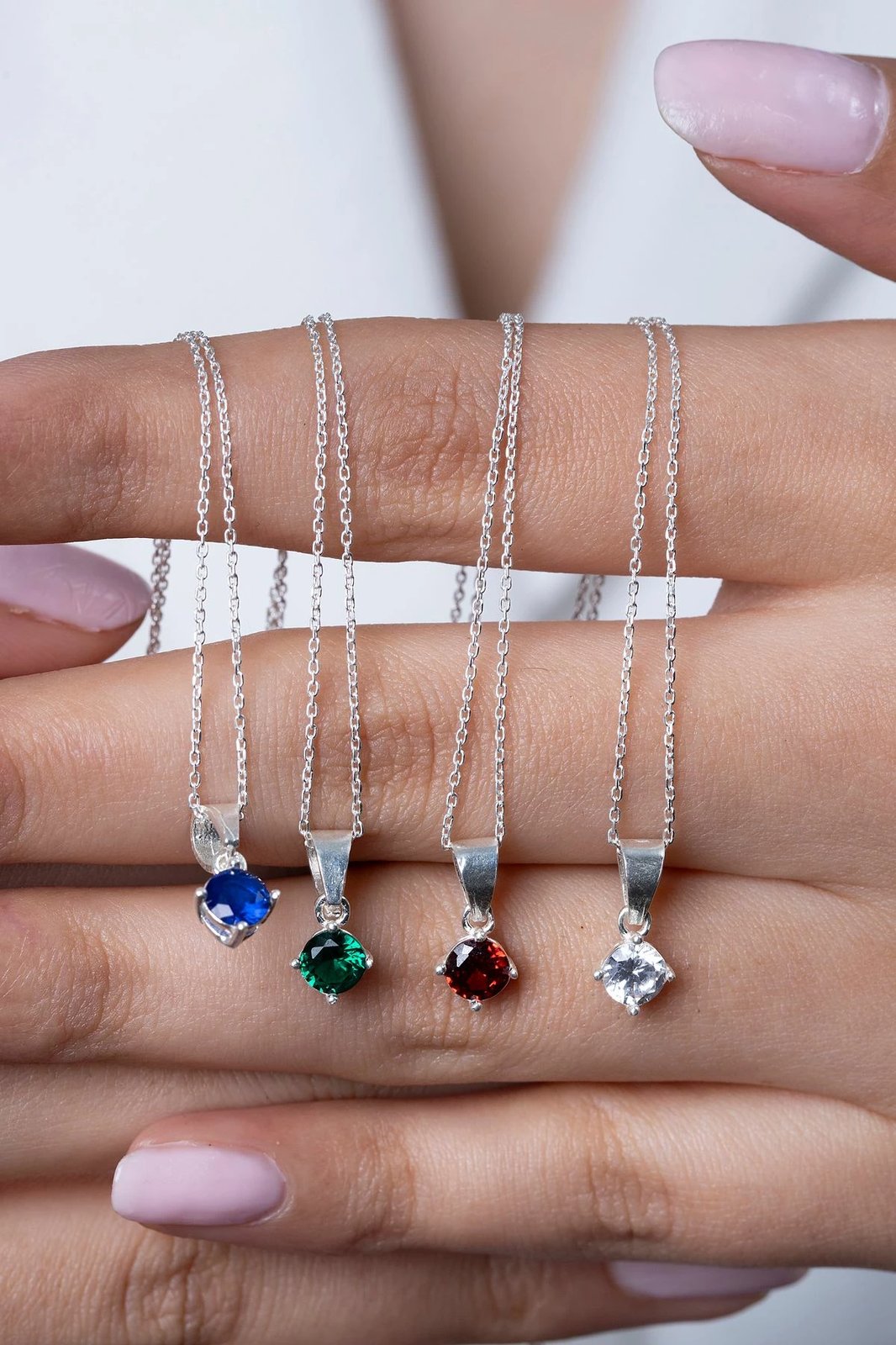 Qafore argjendi Elika Silver, ELKMD50602, gur i kuq