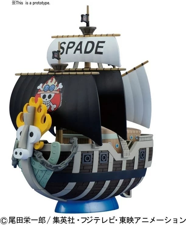 Model BANDAI One Piece Grand Ship Collection Spade Pirates Ship